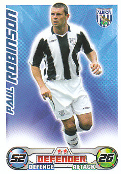 Paul Robinson West Bromwich Albion 2008/09 Topps Match Attax #308